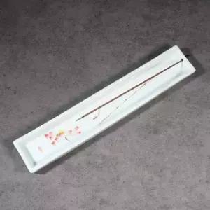 [하프클럽/셀러허브]인센스 연꽃그림 받침 홀더 사각