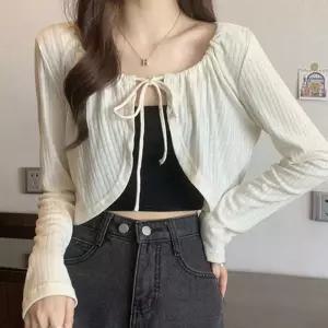 휴양지가디건이쁜옷 스트링 비치가디건가디건 여름볼레로가디건