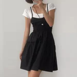 [신상오픈런]여성 리본 뒷면 오프숄더 프릴 미니 드레스 (34574506)