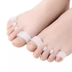( )편안한 착용감 실리콘 발가락 사이 보호 패드 발케어 커버 발바닥 엄지보 호대 지압 발이