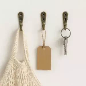 ( )라운드 옷걸이 후크 10p세트(브래스) 벽후크