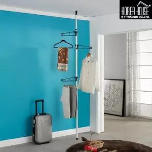 ( )정리 1단 폴 행거 일반형 25mm 옷걸이 수납 보관 옷장