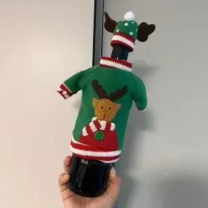 [하프클럽/셀러허브]크리스마스 루돌프 와인커버