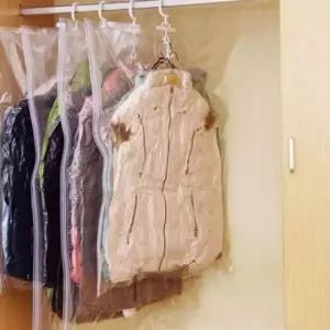 ( )옷걸이 압축팩 67x110cm 옷정리함 이불보관팩 여행압축팩