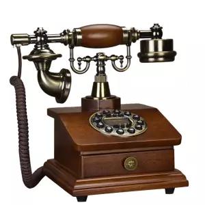 엔틱전화기 옛날 빈티지 유선 장식 전화기