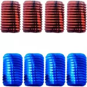 비네이프 고무 낚시 릴 손잡이 그립 슬리브 미끄럼 방지 미끼 캐스터 노브 커버 8개 주조 또는 방적