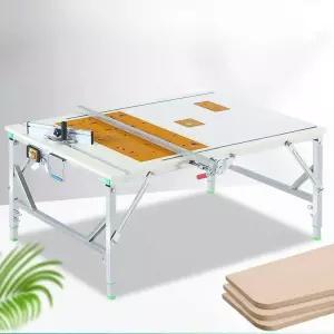 목공테이블쏘 접이식 휴대용 조기대 가이드 정밀 톱 다이 작업대 절단기 DIY 선반