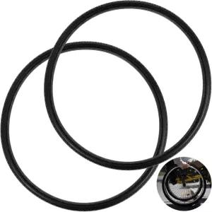 2개의 PCS 휠체어 뒷바퀴 솔리드 타이어 24 x 1-3/8인치 PU 비공기압 크로우바가 있는 수동 교체에 적합