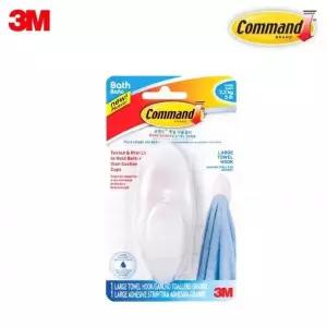 [하프클럽/셀러허브]ES 3M 코맨드 욕실 BATH17 대 걸이 타올 1개입 습기 방수테이프 강력한 수건 욕실