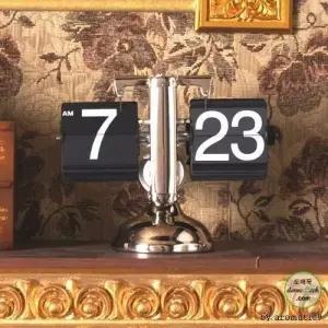 메탈 플립 HICKIES 스탠드시계 거실시계 사무실시계 메탈시계 탁상시계 시계 선물 데