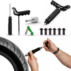 자동차 오토바이 ATV 트럭 및 트랙터의 타이어 펑크 플랫을 위한 버섯 플러그가 장착된 그랜드 핏스탑 11개