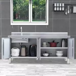 업소용 싱크대 개수대 영업용 카페용 이동식 주방 씽크대