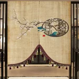 일식집 식당 창문 인테리어 커튼 주방가림막 가리개 바란스 횟집 이자카야