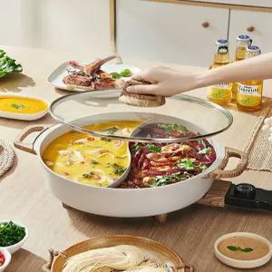 훠궈냄비 홈파티 반반냄비 마라탕 샤브샤브