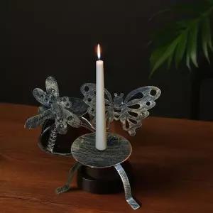 [하프클럽/셀러허브]앤틱 빈티지 캔들 양초 홀더 촛대 소품 오브제 촛불 공연 할로윈 소품 엔틱