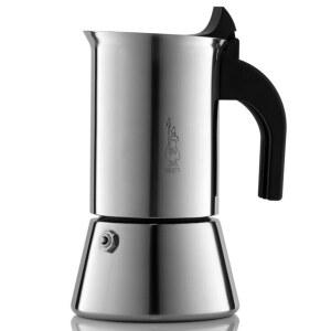 Bialetti Venus Induction 4컵 에스프레소 커피 메이커, 스테인리스 스틸, 1팩