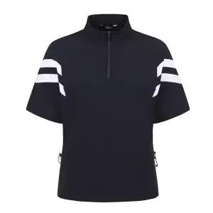 [하프클럽/팬텀]팬텀 여성 트리코트 반집업 반팔 티셔츠 221E2TF381 NA 골프 반