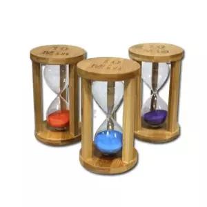 [하프클럽/셀러허브]나무 모래시계 사우나 운동 타이머 모래멍 10분