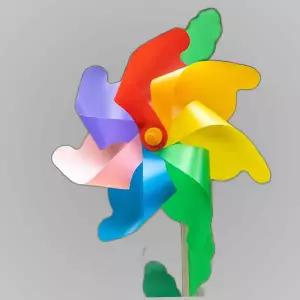 대형 바람개비만들기키트 칼라 투명 여름행사