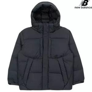 뉴발란스 NBNPE42103-BK 플라잉 숏 구스 다운 남녀공용 패딩 자켓