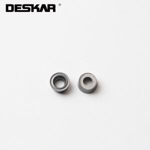 DESKAR-RCMT0602MO LF6018 CNC 선반 밀링 터닝 도구 카바이드 인서트 스테인레스 스틸용 엔드밀 10 개