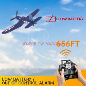 전문 모델 무선 제어 비행기 2.4G 4CH 6Axle 손 던진 이륙 고정 날개 원 클릭 스턴트 EPP 폼 RC