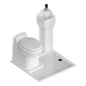 캠핑카 화장실 바닥 욕실 발판 카라반 요트 모서리 샤워부스 정사각형 배수 다용도