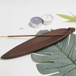 [하프클럽/셀러허브]인센스받침 인센스 스틱 홀더 대나무잎 인센스거치대
