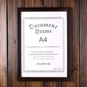 [하프클럽/셀러허브]A4액자 모던 A4 상장액자 졸업장 허가증 사진 벽걸이 액자