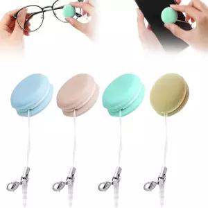 4팩 화면 및 안경 브러시 클리너 안경용 휴대폰 닦기 카메라 렌즈 청소 컴퓨터 노트북 모니터용