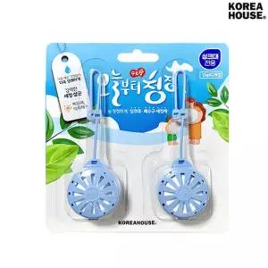 싱크대 세정제 청정 냄새제거 인기 기획상품 2개 배수구 악취제거 거름망 오늘부터 곰팡이제 15g