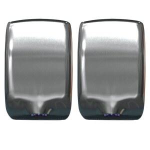 E th 상업용 핸드 드라이어(2팩) 욕실용 전기 핸드 드라이어 u2013 고속(224MPH) 스테인리스 스틸 에어 핸드 드라이어 에어 필터 에너지 절약 모드 속도/볼륨 제어 옵션