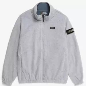 내셔널지오그래픽 하이넥 마이크로 플리스 배색 리버시블 집업 N224UFJ130 978399