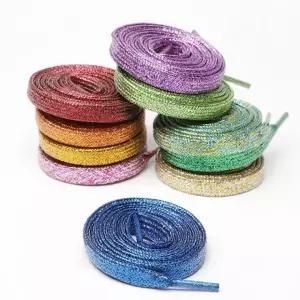 메탈릭 신발끈 스니커즈 운동화 단화 등산화 캐주얼 반짝이 빛나는 슈즈