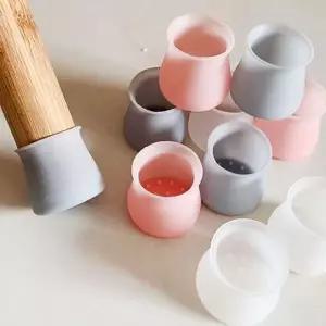 식탁 의자 발커버 4P 소음 방지 보호캡 의자발 다리 식탁발 덮개 테이블발 미끄럼 J7
