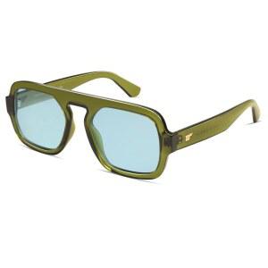 밴링커 오버사이즈 레트로 스퀘어 에비에이터 여성용 선글라스 70년대 빈티지 스타일 트렌디한 빅 플랫 탑 VL9826