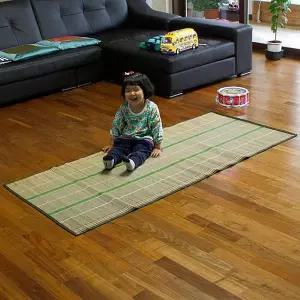 [하프클럽/셀러허브]거실돗자리 1인 내츄럴 야생초 돗자리(소) 대자리 시원한돗자리