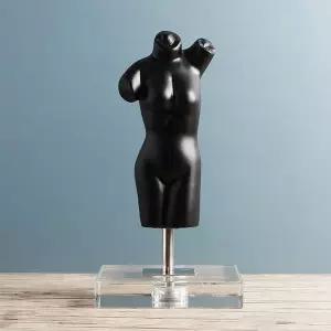 [하프클럽/셀러허브]여인조각상 여인 블랙 조각상 도자기 인테리어장식품 여체조각상