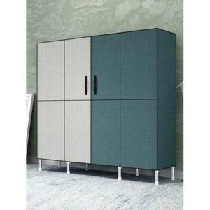 커튼형 이불장 비키니장 이케아옷장 조립 투톤 옷장