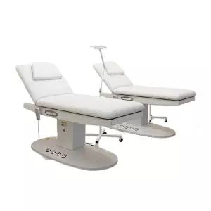 전동 미용베드 각도조절 마사지 베드 화이트 뷰티샵