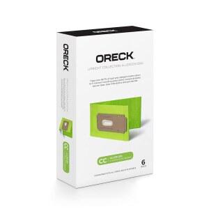 오렉 진공청소기 봉투, 6개들이 팩, 그린, 타입 CC, 알레르겐 여과, 부품 번호 # AK1CC6A, 진공봉투