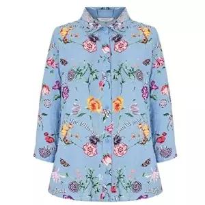 [셀러허브 1]크로커다일레이디 sh06 오픈 카라 블라우스  CLDMBL113