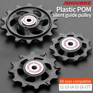 JSHOUBIKE 자전거 풀리 베어링 휠 11T 12T 13T14T15T16T17T Shimano Sram MTB 자키 뒷 변속기 용 도로 가이