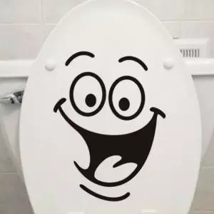 [하프클럽/셀러허브]스마일 유리창 현관문 노트북 변기 스티커