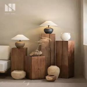 오브제 전시 소품 원목 레트로 박스 나무 다이 진열대 컬러 너비