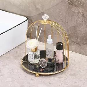 [하프클럽/셀러허브]화장품정리대 골드케이지 화장품 진열대(블랙) 향수 화장품선반