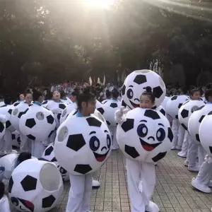 축구공 탈인형 마스코트 연극 코스튬 행사복 단체 응원