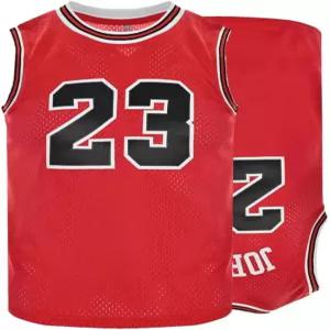 남성 23 농구 저지 90년대 레트로 스트리트 파티 민소매 조끼 선물 블랙/레드 S-XXL