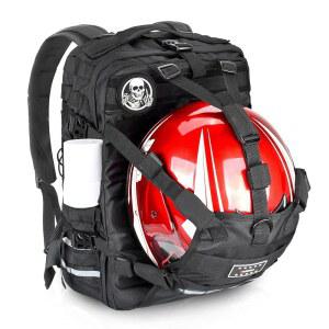골드파이어 오토바이 백팩, 남성용 대용량 사이클 라이딩 헬멧 방수 전술 홀더/보관 가방, 농구 축구에도 적합한 학교 백팩