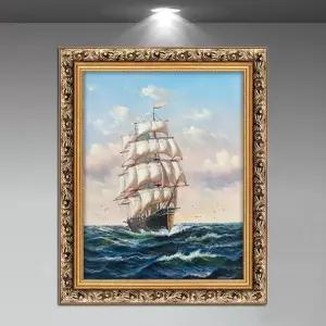 [하프클럽/셀러허브]북유럽 세계 명화 배 액자(70cmx100cm) 거실 그림액자